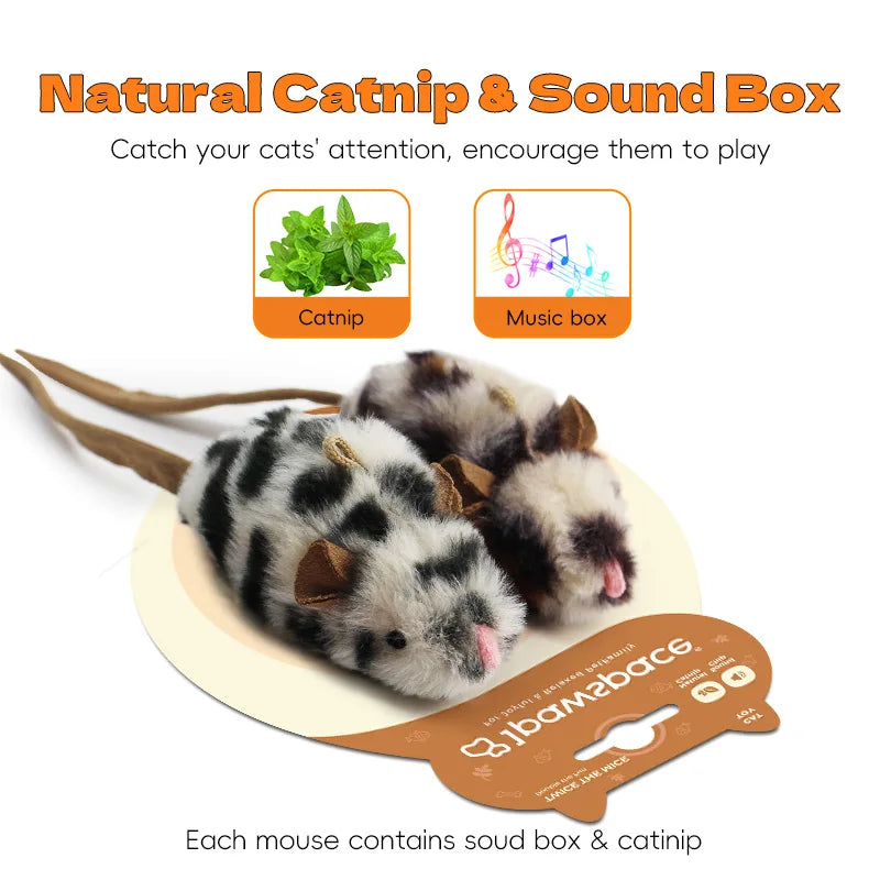 Ratón interactivo automático para gatos – juguete con movimiento