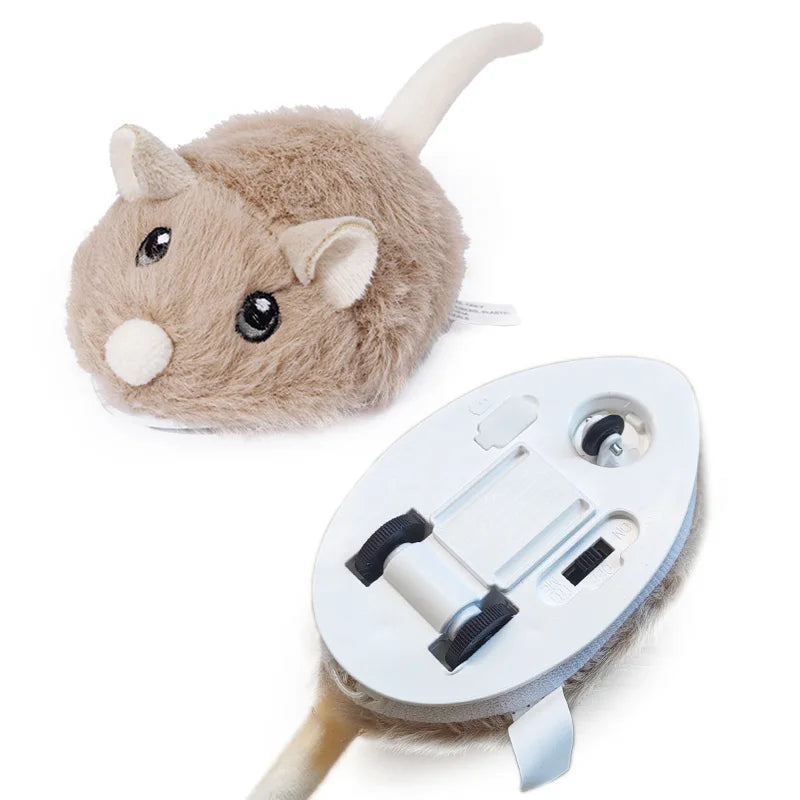 Ratón interactivo automático para gatos – juguete con movimiento
