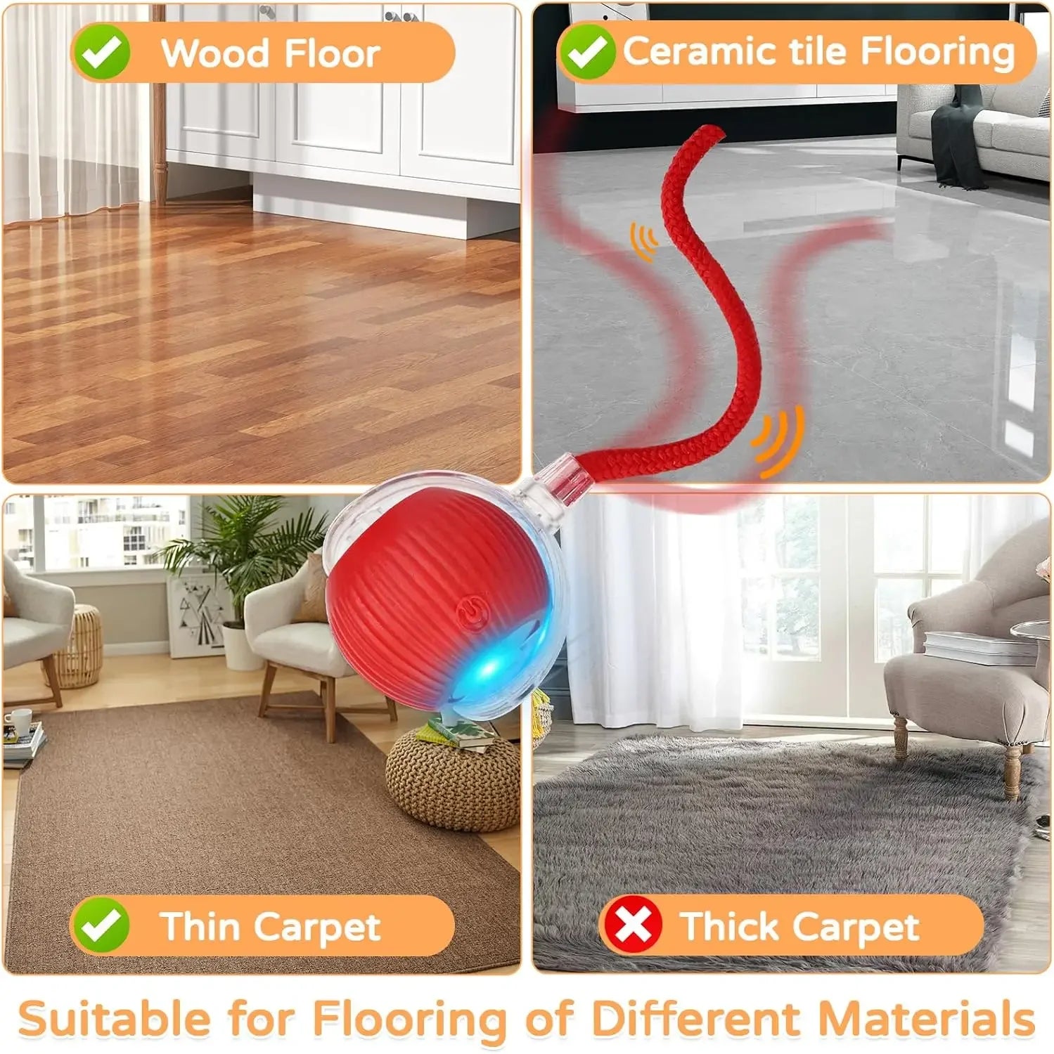 Bola Inteligente para Gatos – Juguete Interactivo automático