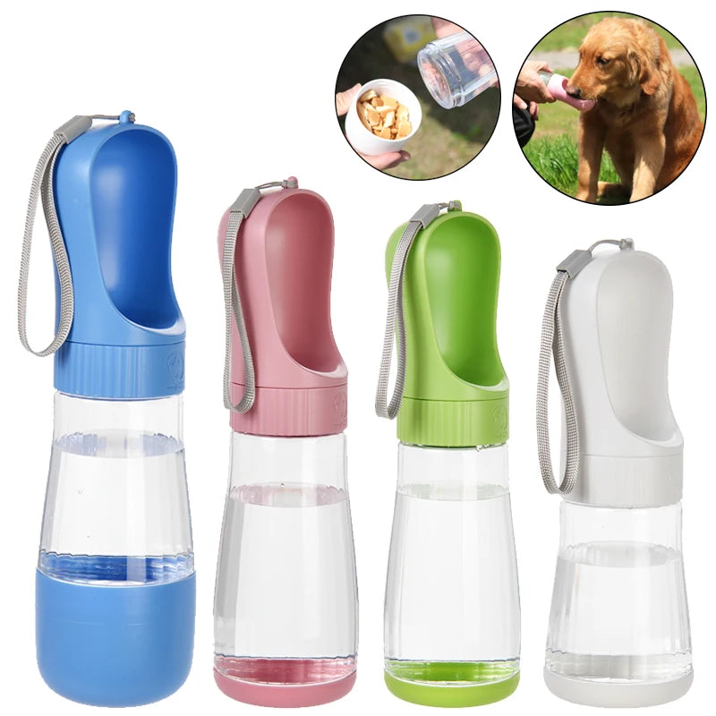 Botella portátil 2 en 1 para perros